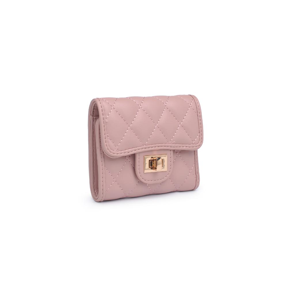Woman wearing Rose Urban Expressions Shantel - Quilted Wallet 840611121844 View 6 | Rose