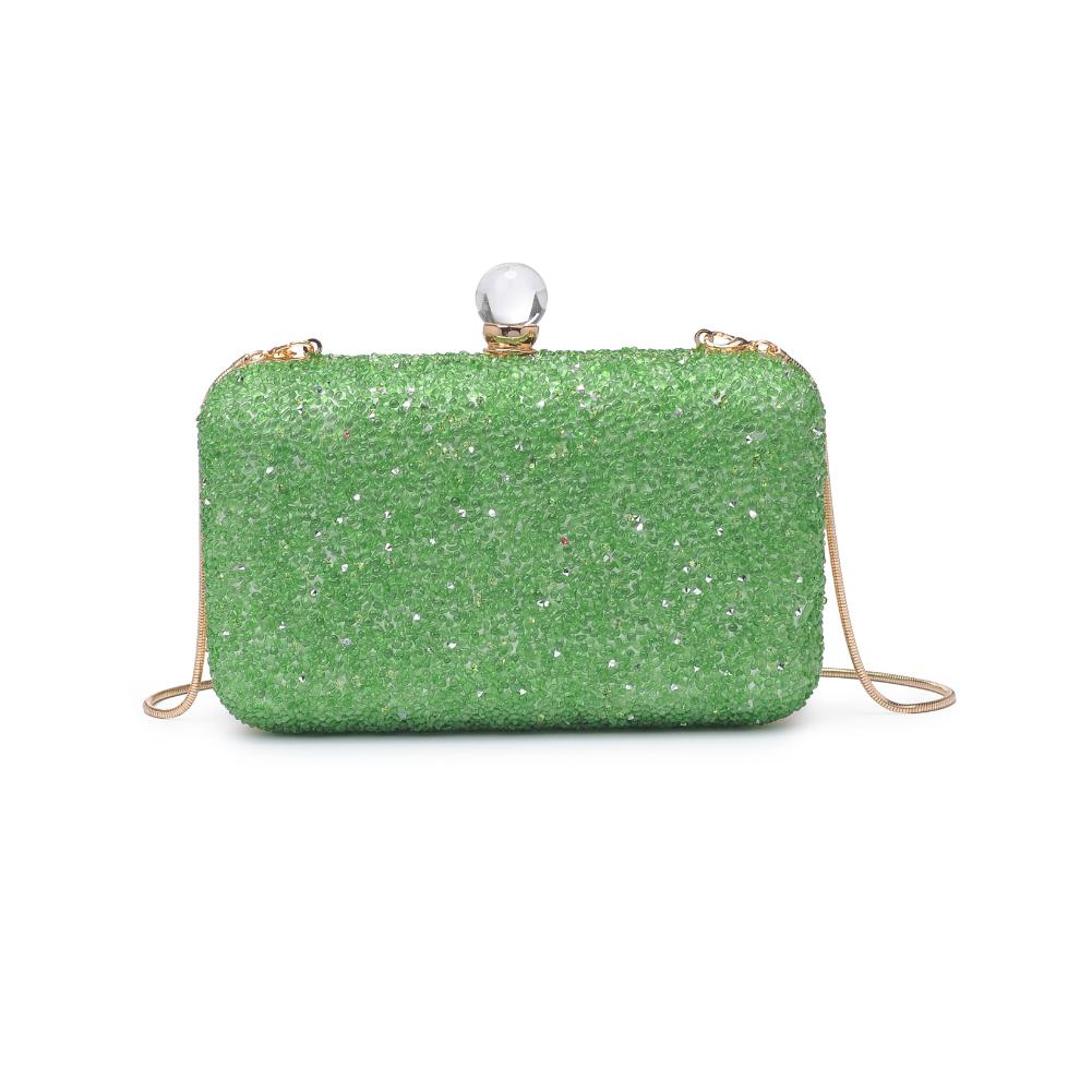 Woman wearing Lime Urban Expressions Penelope Evening Bag 840611130754 View 5 | Lime