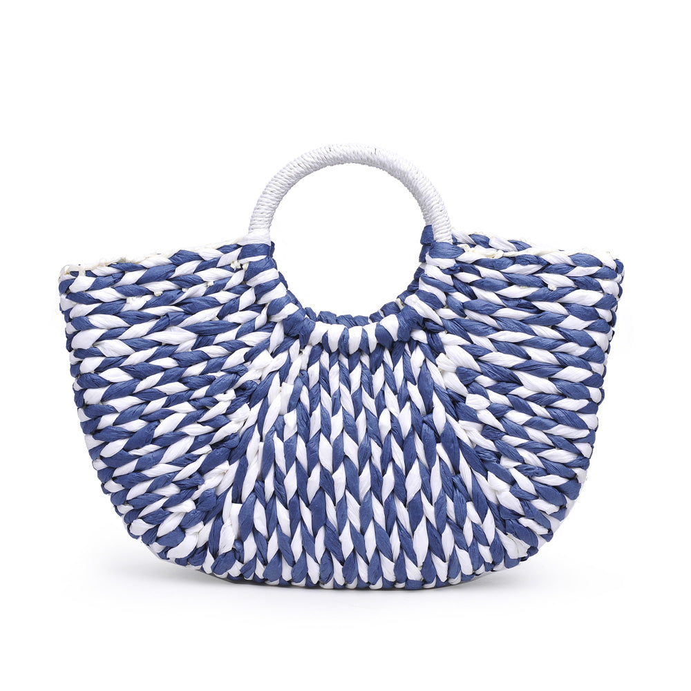 Product Image of Urban Expressions St. Barts Satchel NA-840611162113 View 1 | Navy White