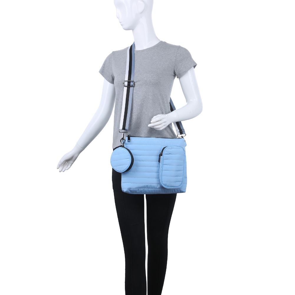 Product Image of Urban Expressions Arlo Crossbody 840611180667 View 5 | Aqua