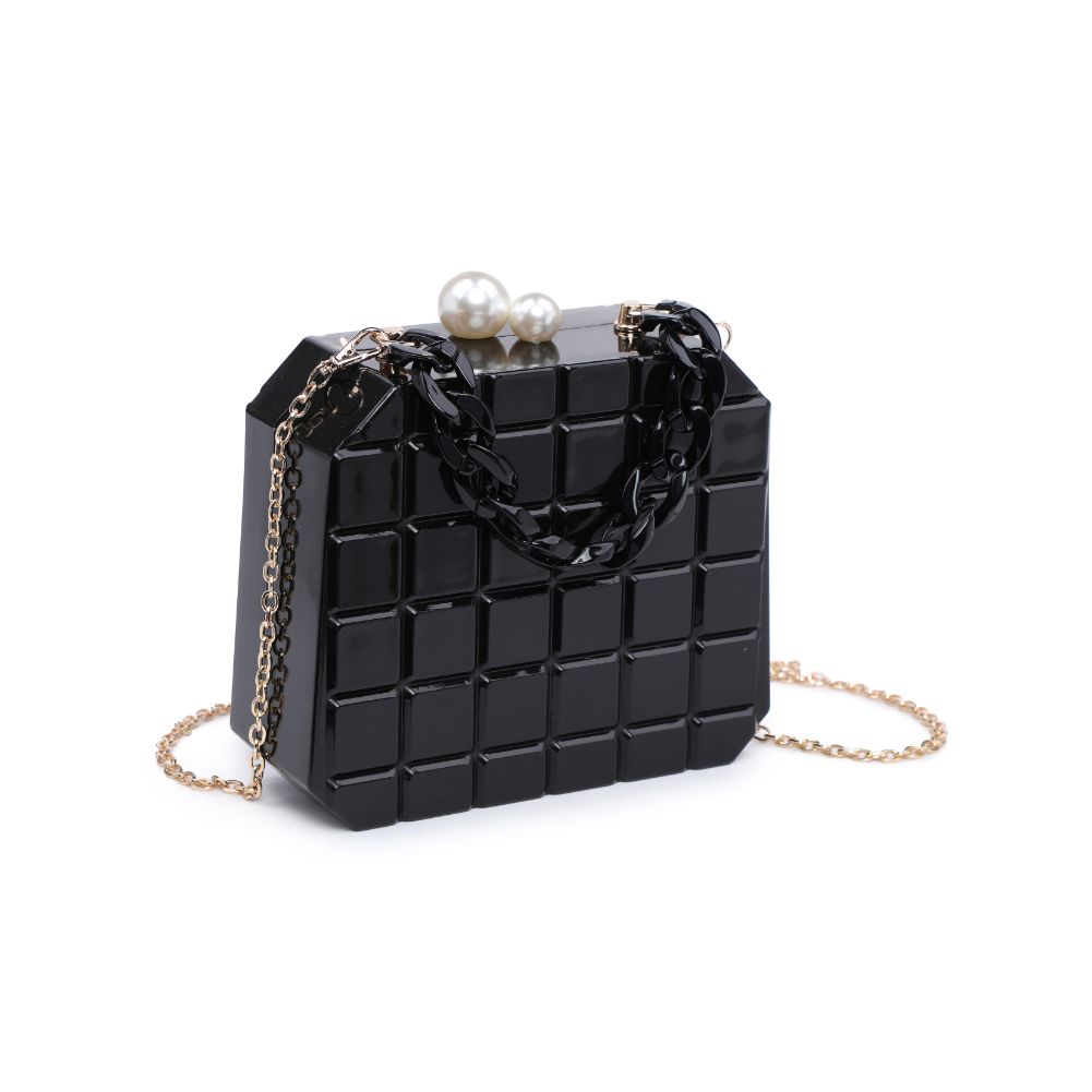 Product Image of Urban Expressions Pearl Minaudiere 818209010542 View 6 | Black