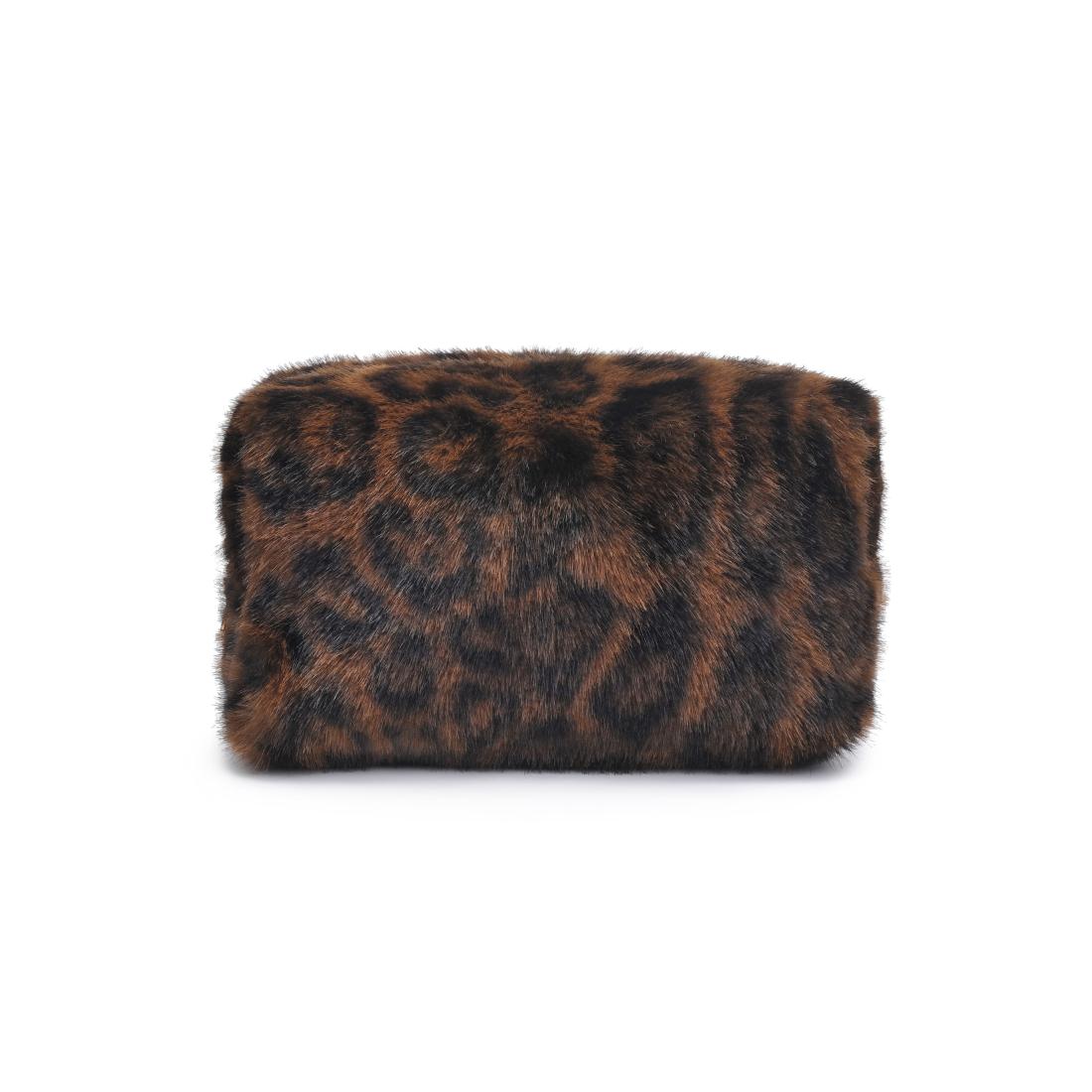 Urban Essentials Leopard Luxe Cosmetic & Travel Organizer Pouch 840611197771 View 5 | Leopard