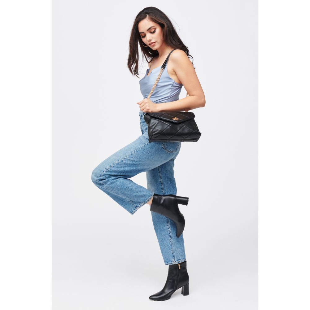 Woman wearing Black Urban Expressions Felicity Crossbody 840611182739 View 4 | Black