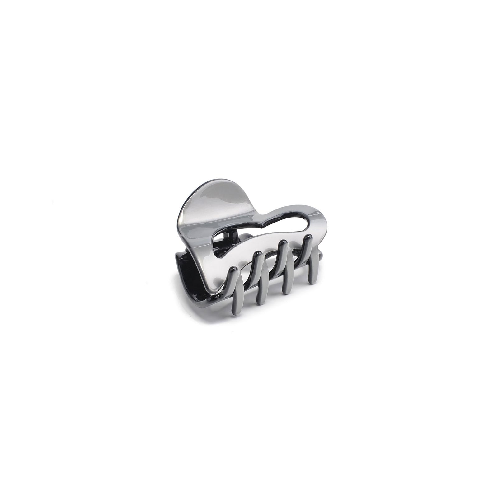 Product Image of Urban Expressions Heart Design Small Claw Hair Claw 818209013345 View 5 | Black