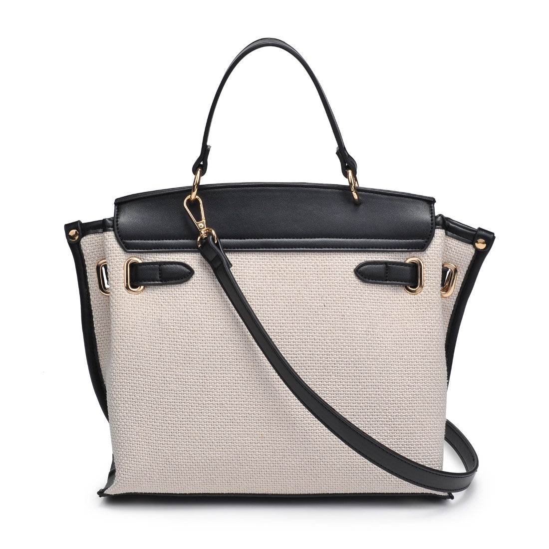 Product Image of Urban Expressions Yoana Satchel 840611152794 View 7 | Ivory Black