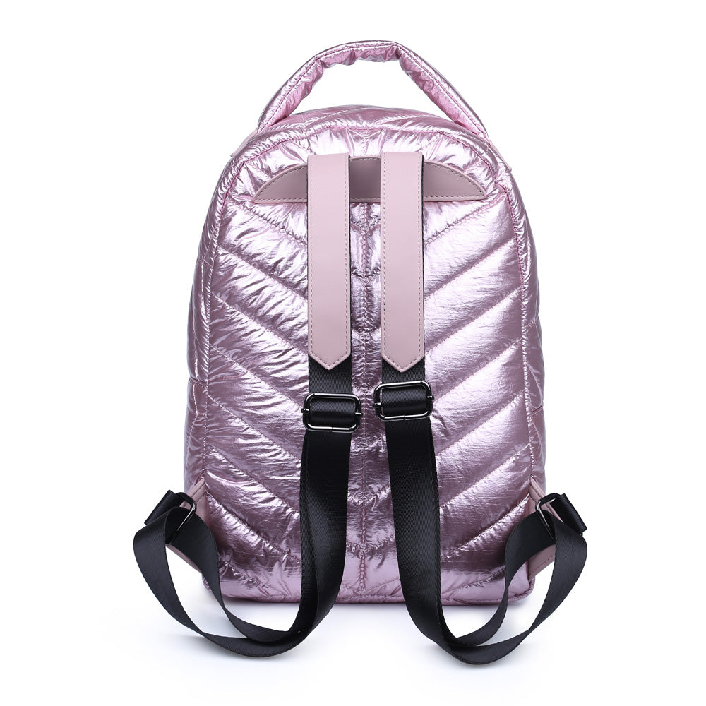 Product Image of Urban Expressions Grand Slam Backpack NA-840611162434 View 3 | Metallic Pink