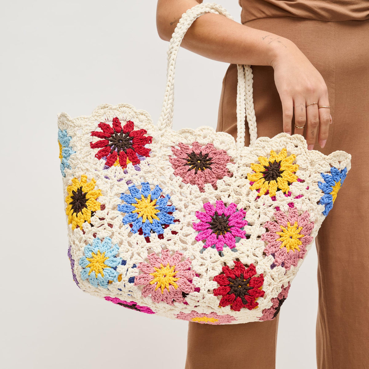 Woman wearing Multi Urban Expressions River Tote 840504204975 View 1 | Multi