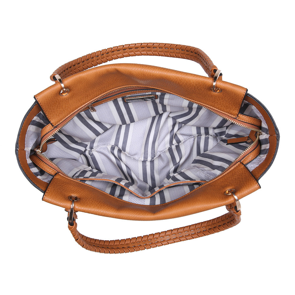 Product Image of Urban Expressions Presley Tote NA-840611149411 View 4 | Cognac