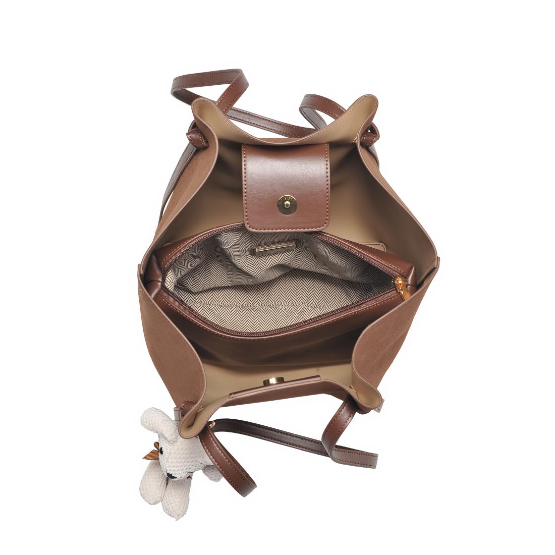 Product Image of Urban Expressions Lorenza Tote 840611199324 View 8 | Chocolate