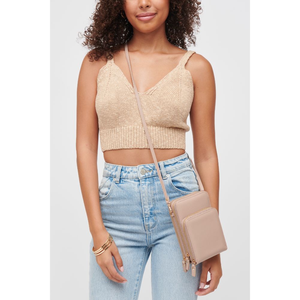 Woman wearing Natural Urban Expressions Jorgie Crossbody 840611182630 View 1 | Natural