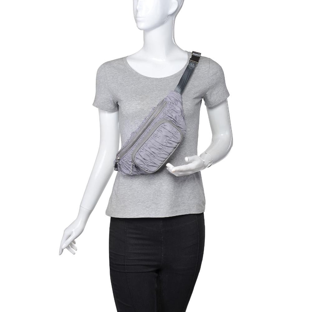Product Image of Urban Expressions Phebbs Belt Bag 840611126221 View 5 | Grey
