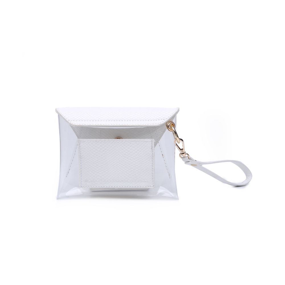 Product Image of Urban Expressions Reese Snake Wristlet NA-840611170811 View 7 | White