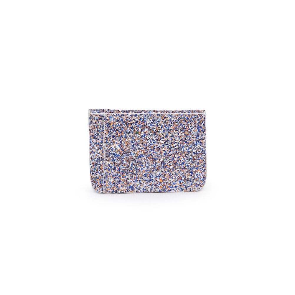 Product Image of Urban Expressions Fifi Confetti Card Holder NA-840611164841 View 3 | Blue Multi