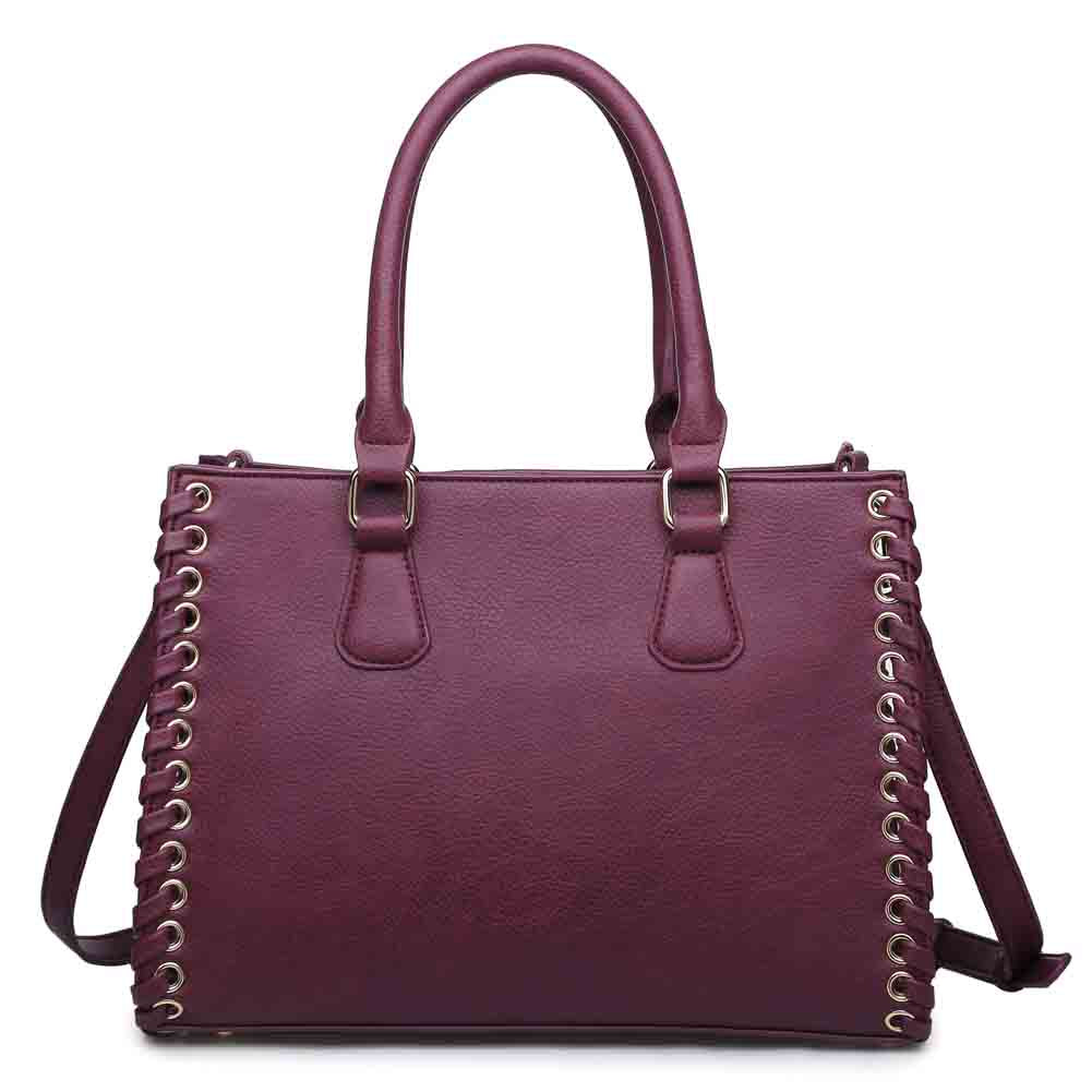 Product Image of Urban Expressions Laurent Satchel NA-840611140050 View 1 | Burgundy