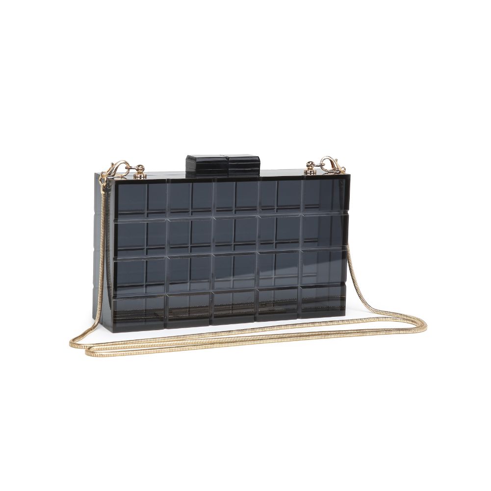 Product Image of Urban Expressions Nisha Evening Bag 840611184443 View 6 | Smoke