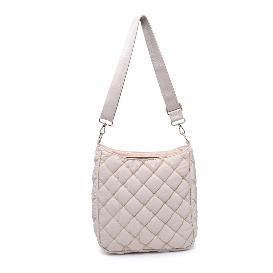 Urban Expressions Fia - Quilted Puffer Crossbody 840504207327 View 7 | Cream