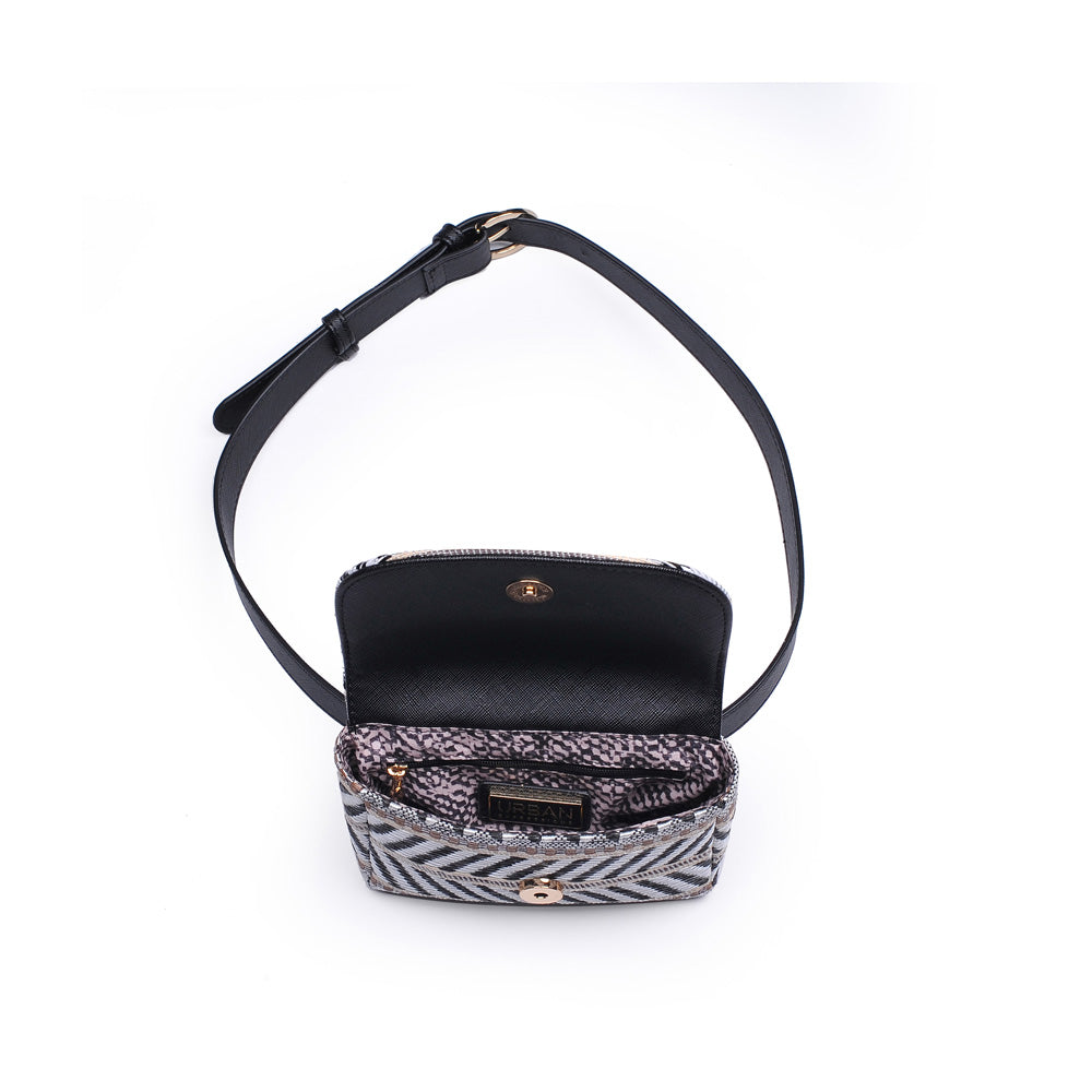 Product Image of Urban Expressions Capri Belt Bag 840611158680 View 4 | White Black