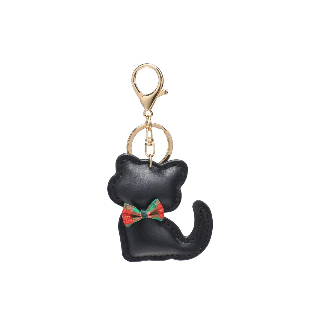 Product Image of Urban Expressions Kat Keychain Charm 840611150721 View 5 | Black