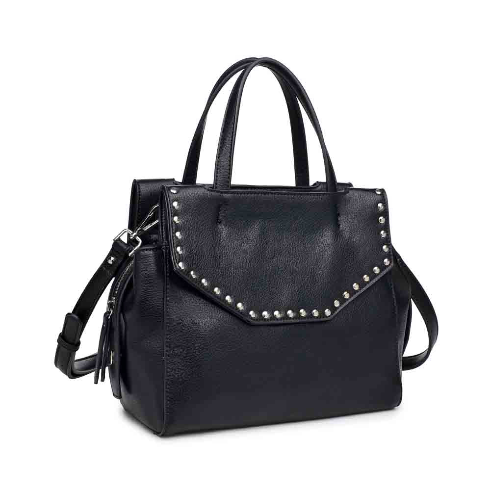 Product Image of Urban Expressions Edison Satchel NA-840611147462 View 2 | Black