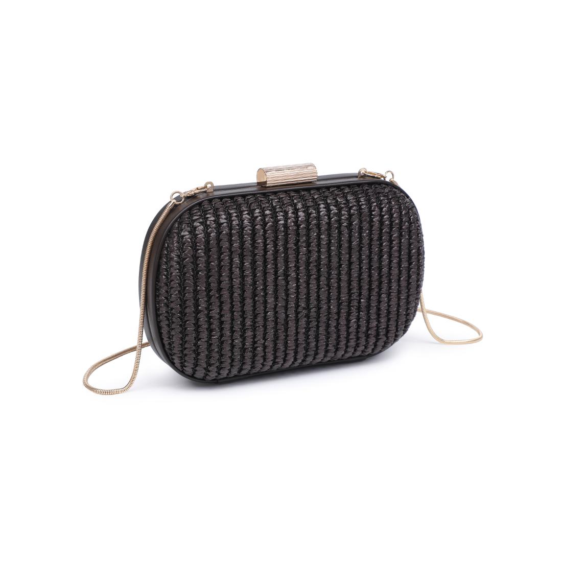 Woman wearing Chocolate Urban Expressions Alix Evening Bag 840504206313 View 6 | Chocolate