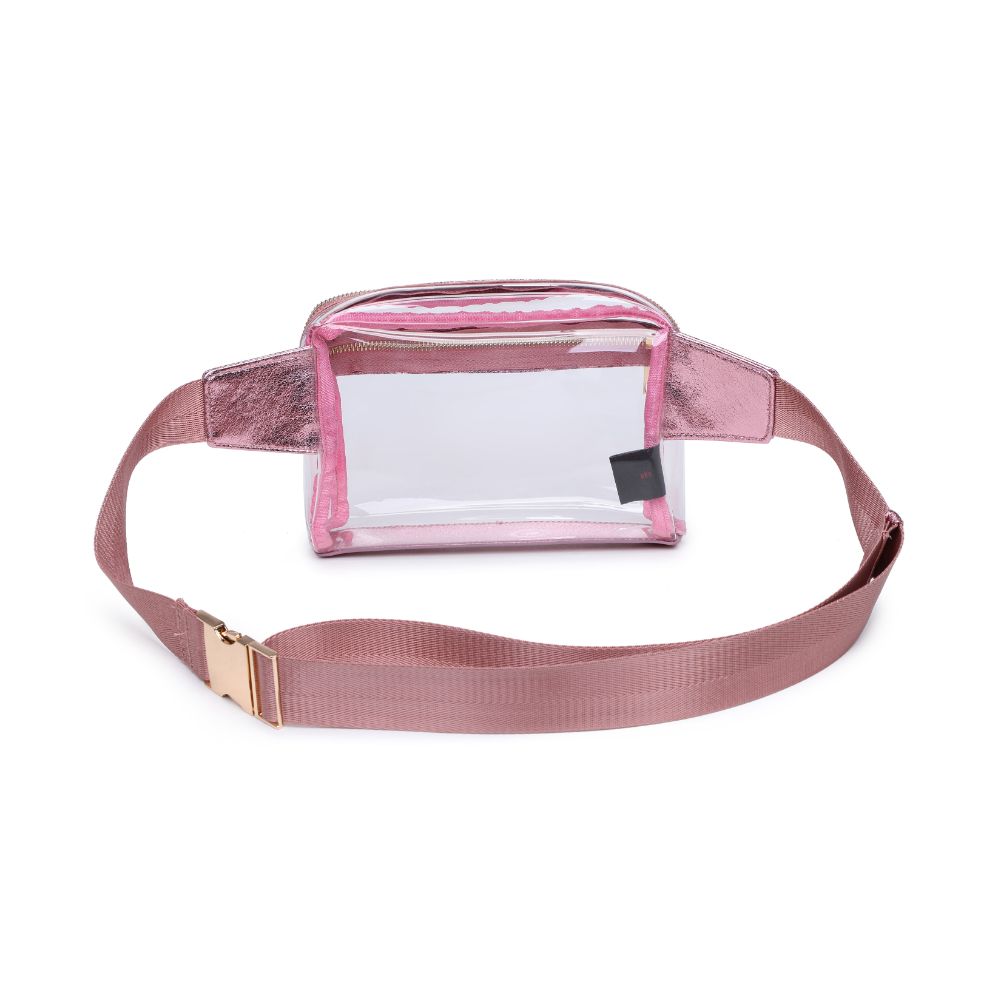 Woman wearing Pink Urban Expressions Air Belt Bag 840611120809 View 7 | Pink