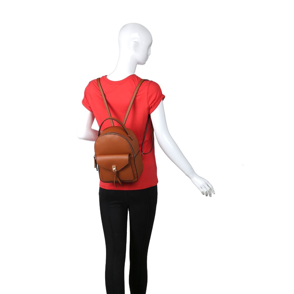 Product Image of Urban Expressions Gemma Backpack 840611165619 View 5 | Tan
