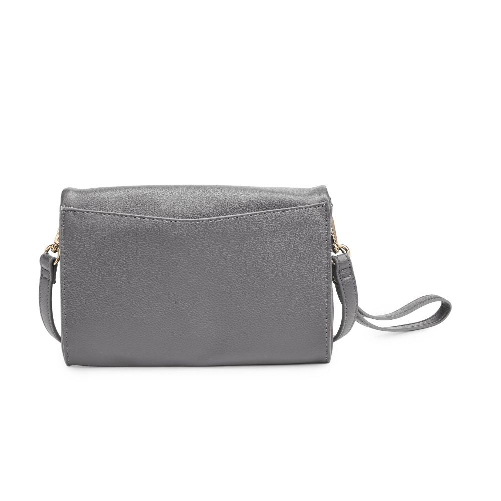 Product Image of Urban Expressions Bree Crossbody 840611105448 View 7 | Grey
