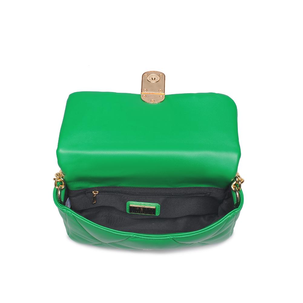 Woman wearing Kelly Green Urban Expressions Anderson Crossbody 840611121769 View 9 | Kelly Green