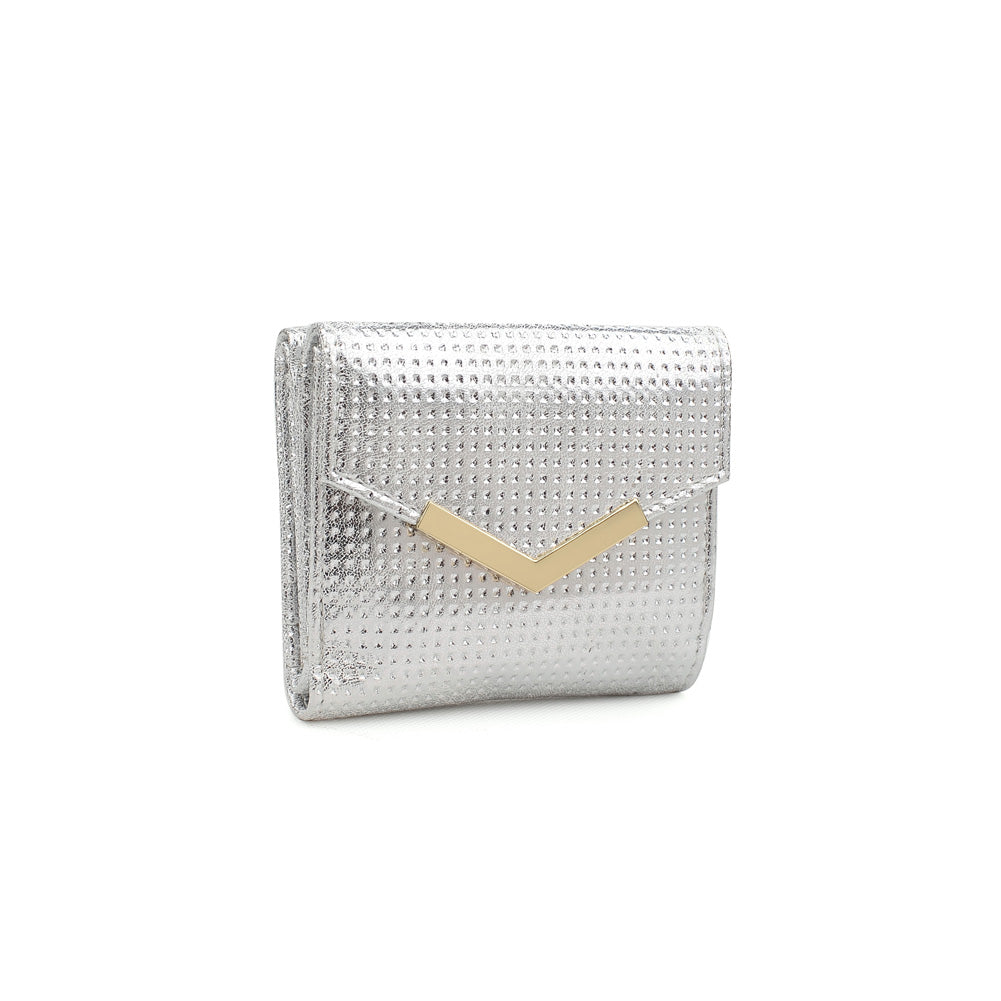 Product Image of Urban Expressions Stormi Wallet NA-840611150370 View 2 | Silver