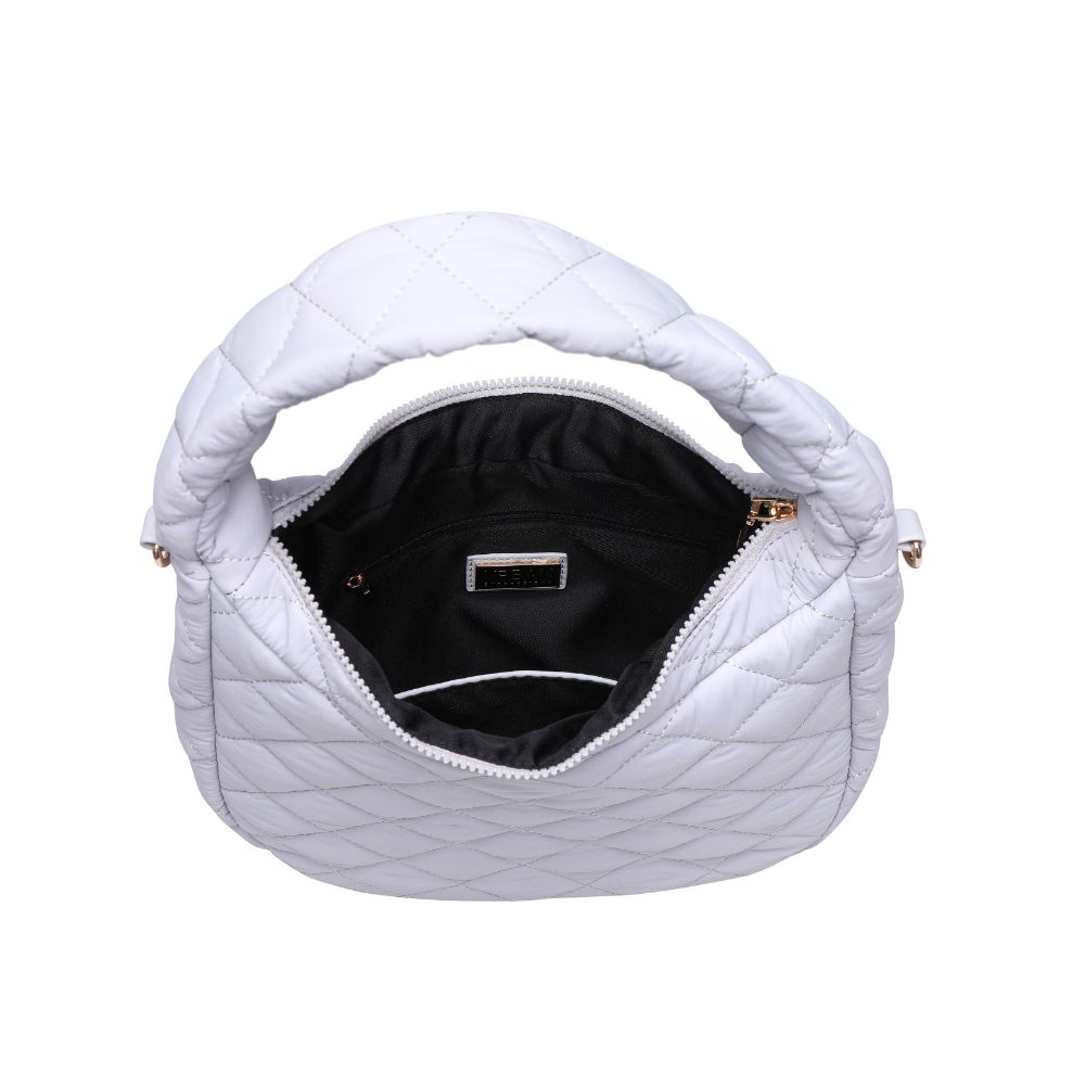 Product Image of Urban Expressions Sonoma - Quilted Nylon Hobo 840611118486 View 8 | Dove Grey