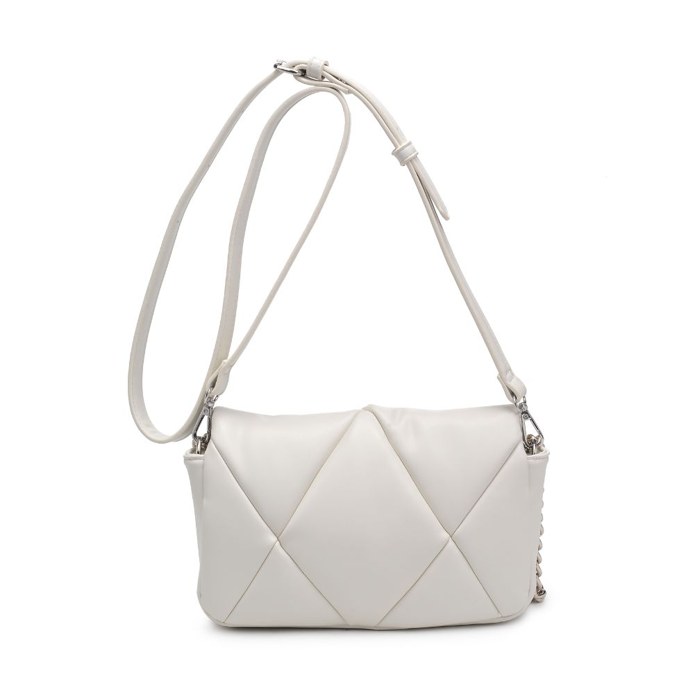 Woman wearing Ivory Urban Expressions Anderson Crossbody 840611113801 View 7 | Ivory