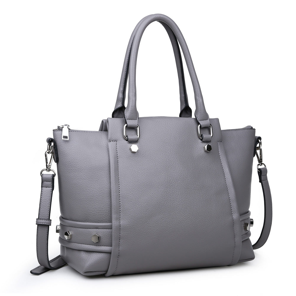 Product Image of Urban Expressions Frankie Satchel NA-840611149541 View 2 | Grey