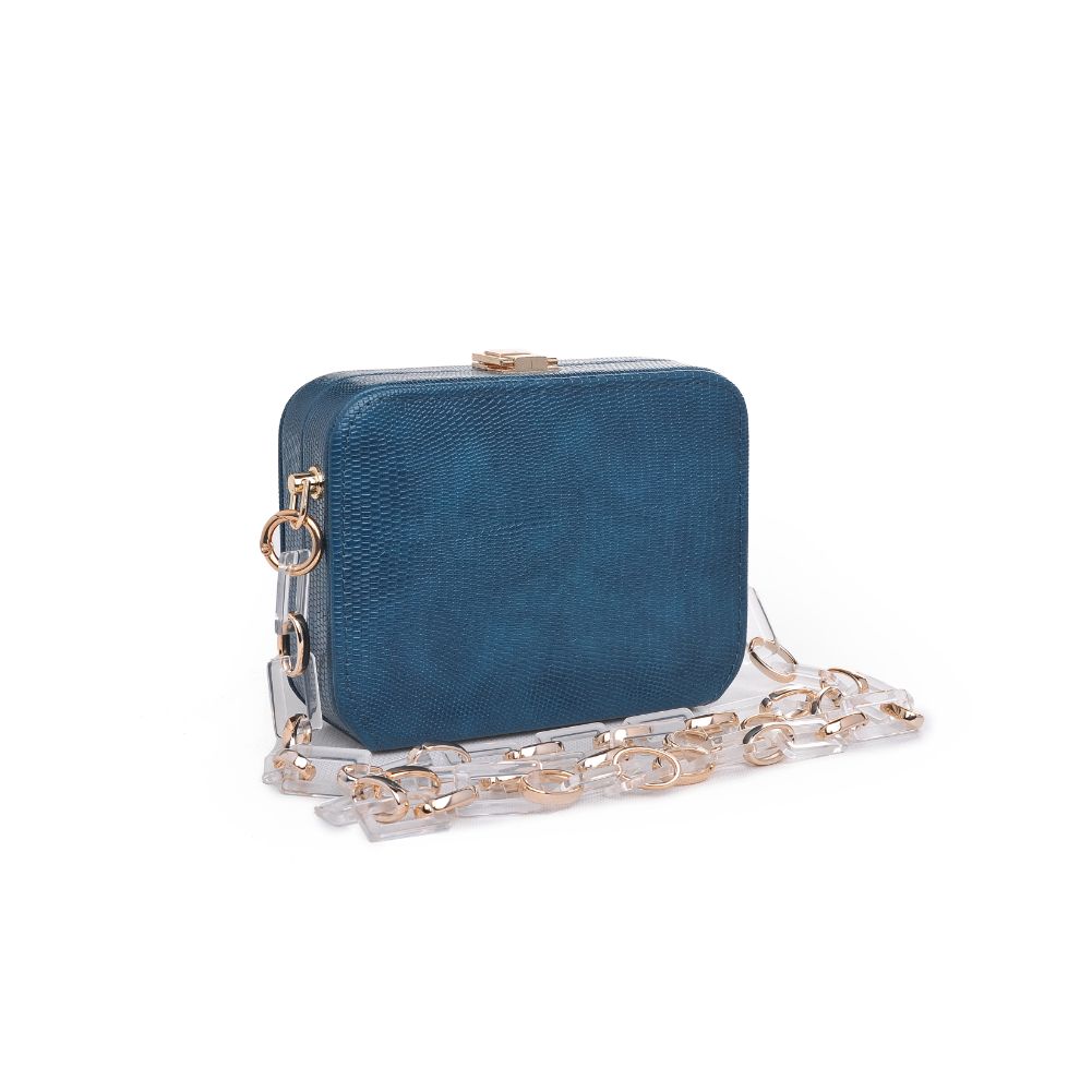 Product Image of Urban Expressions Gwen Lizard Evening Bag 840611173966 View 2 | Emerald