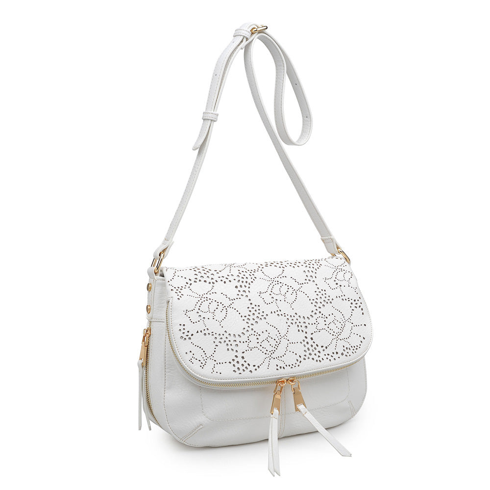 Woman wearing White Urban Expressions Sunday Messenger 840611148148 View 6 | White