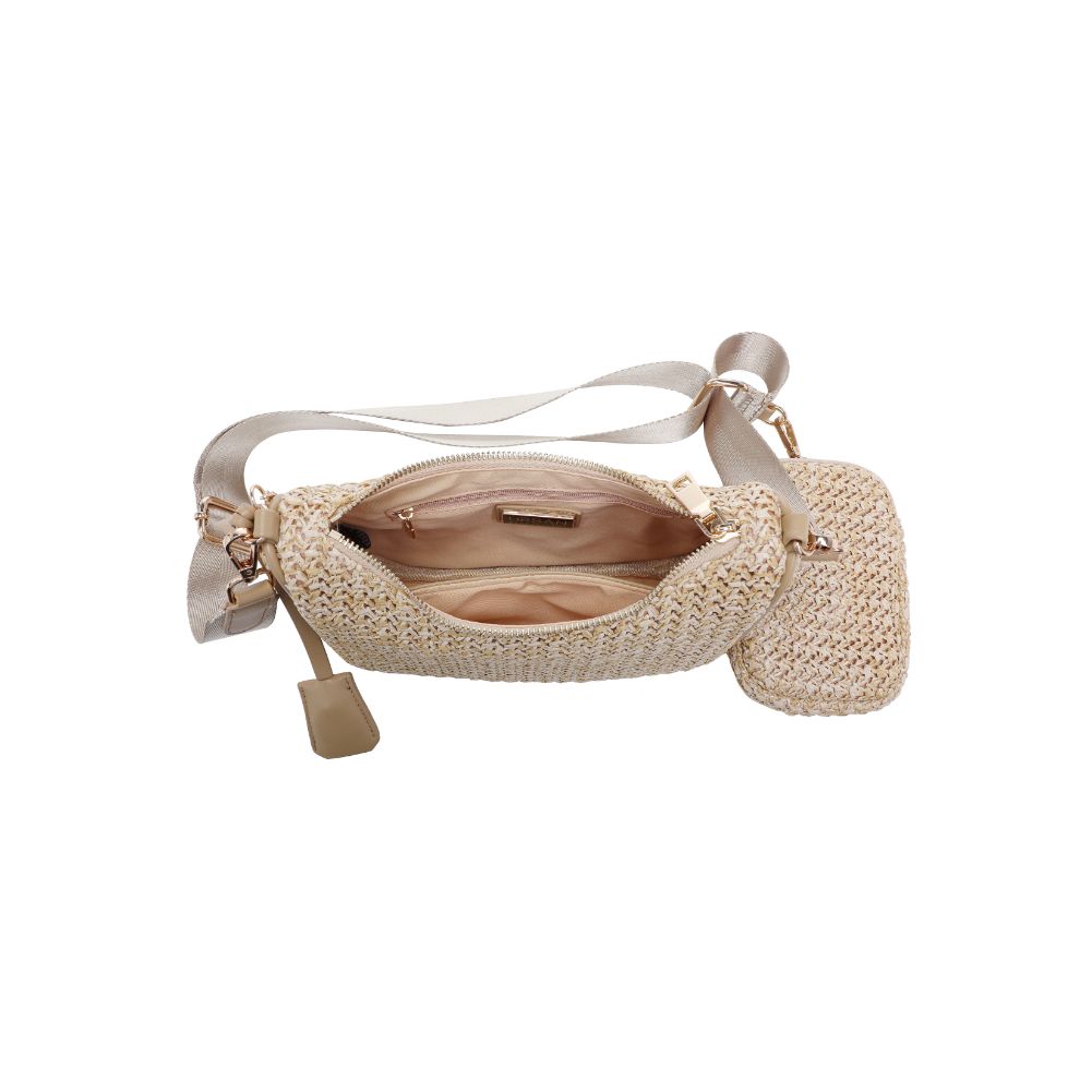 Product Image of Urban Expressions Joss Straw Crossbody 818209019873 View 8 | Natural