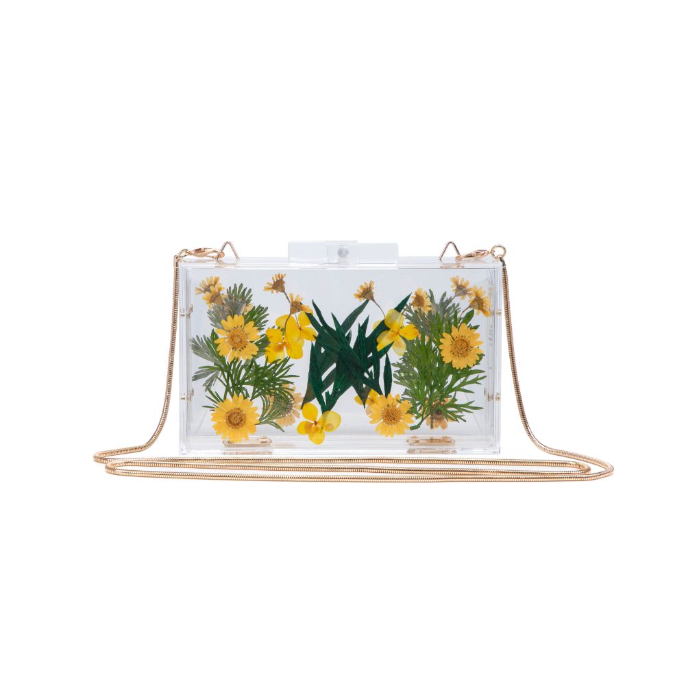 Product Image of Urban Expressions Fiore Evening Bag 840611180391 View 5 | Yellow
