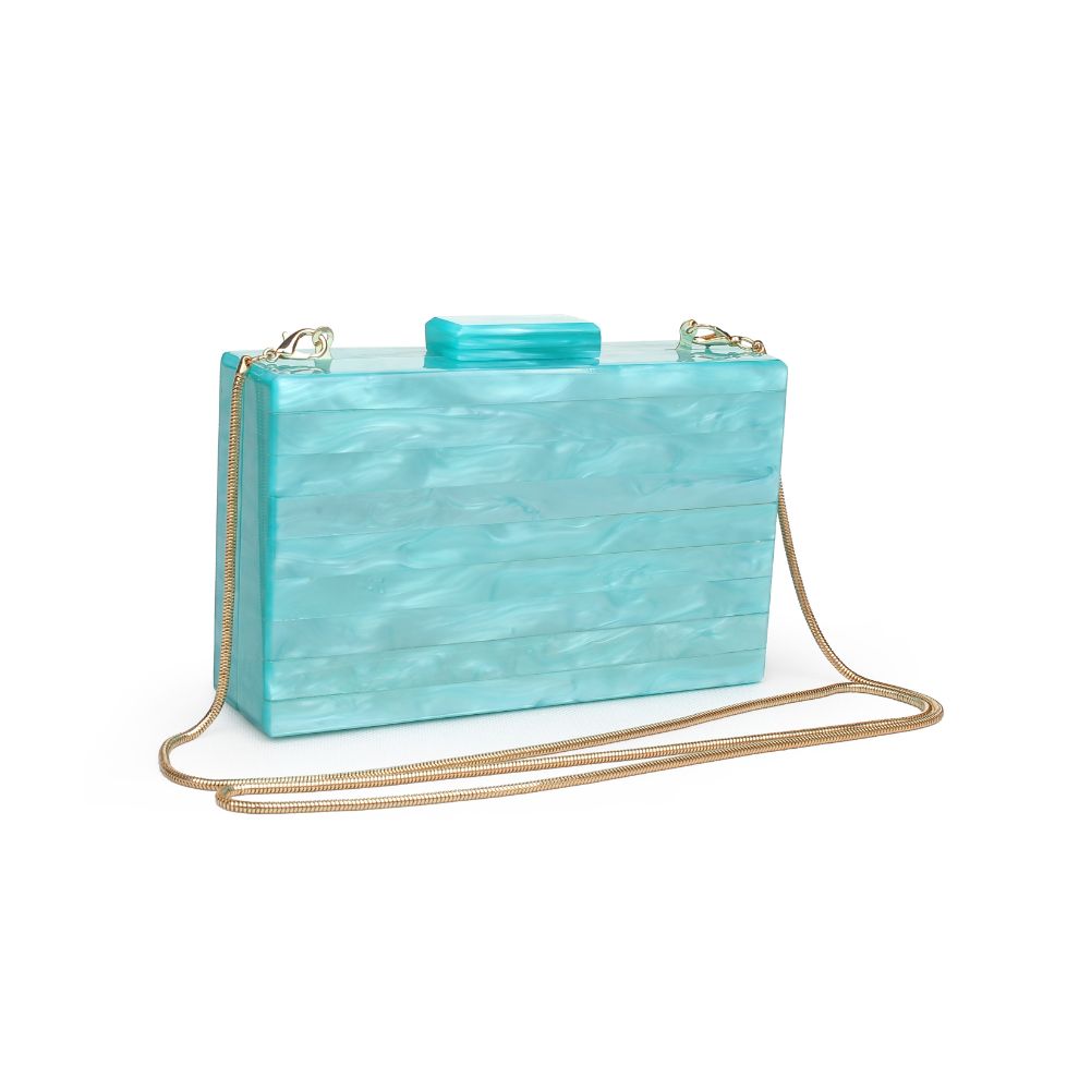 Product Image of Urban Expressions Ariel Evening Bag 840611171344 View 2 | Turquoise