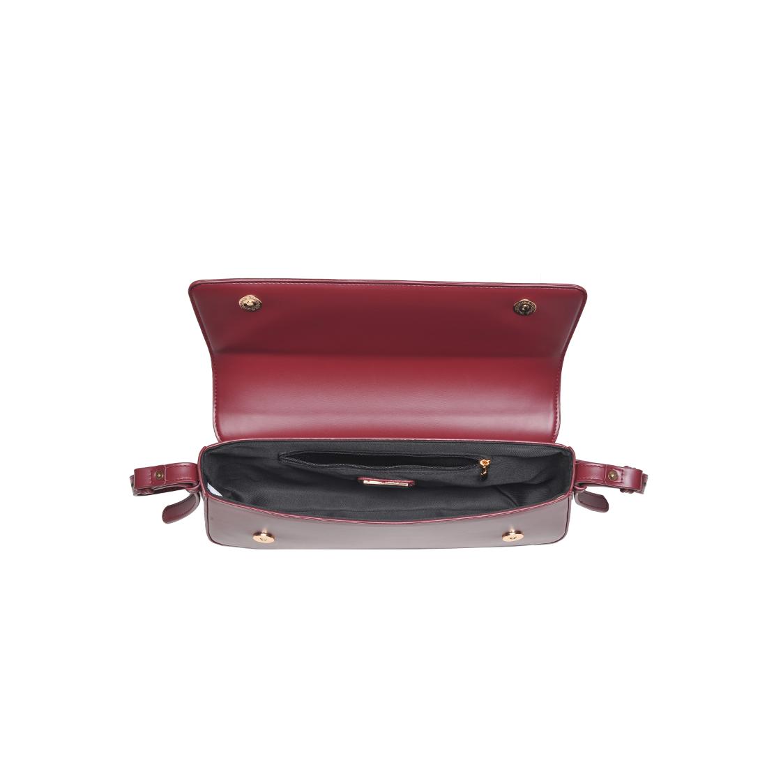 Product Image of Urban Expressions Sorella Shoulder Bag 840611199348 View 4 | Burgundy
