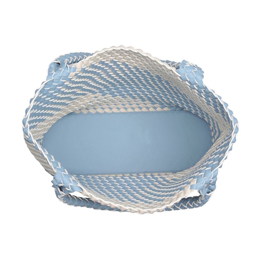 Product Image of Urban Expressions Cebu Tote 840611169617 View 4 | Sky Blue Cream