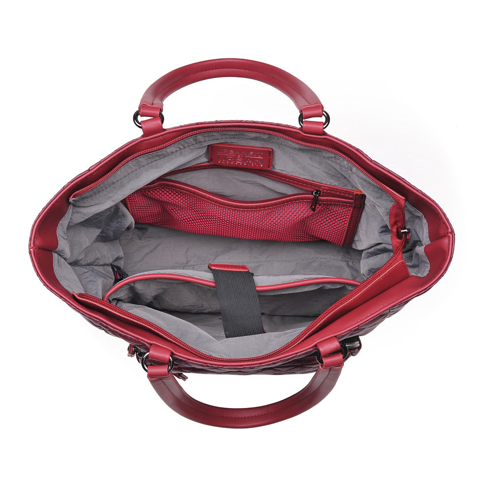 Product Image of Urban Expressions Plank Tote NA-840611154675 View 4 | Burgundy