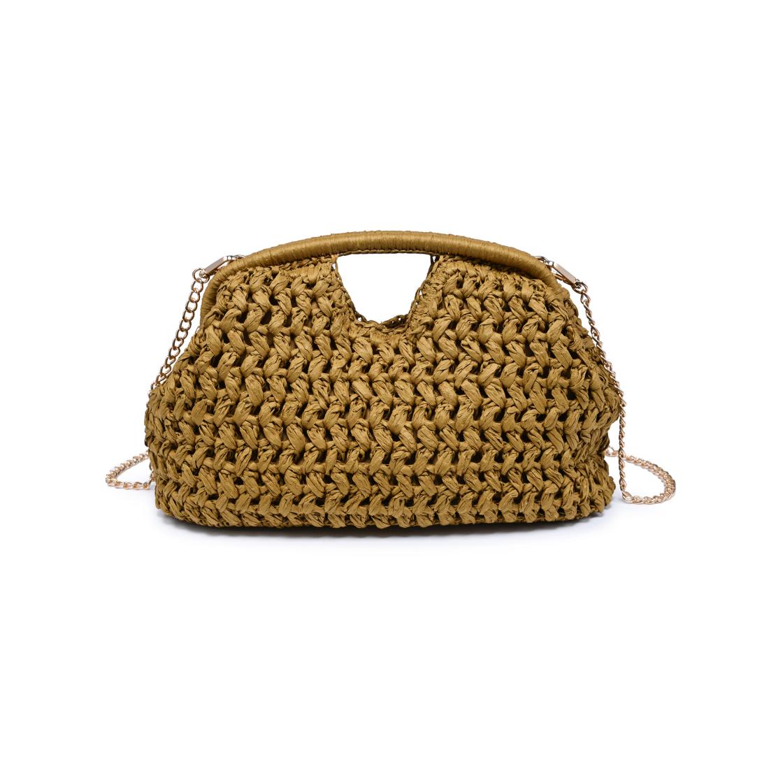Woman wearing Mustard Urban Expressions Abigail Crossbody 840504204111 View 5 | Mustard