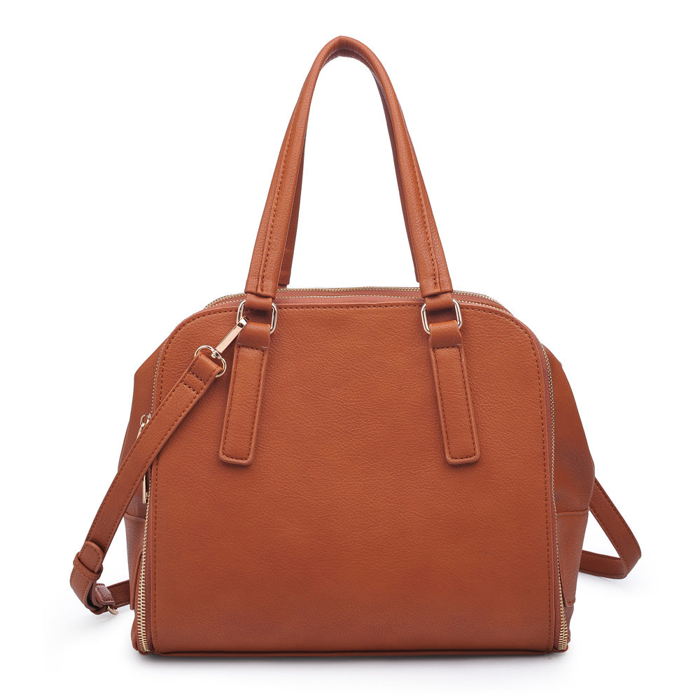 Product Image of Urban Expressions Adriana Satchel NA-840611159083 View 1 | Tan