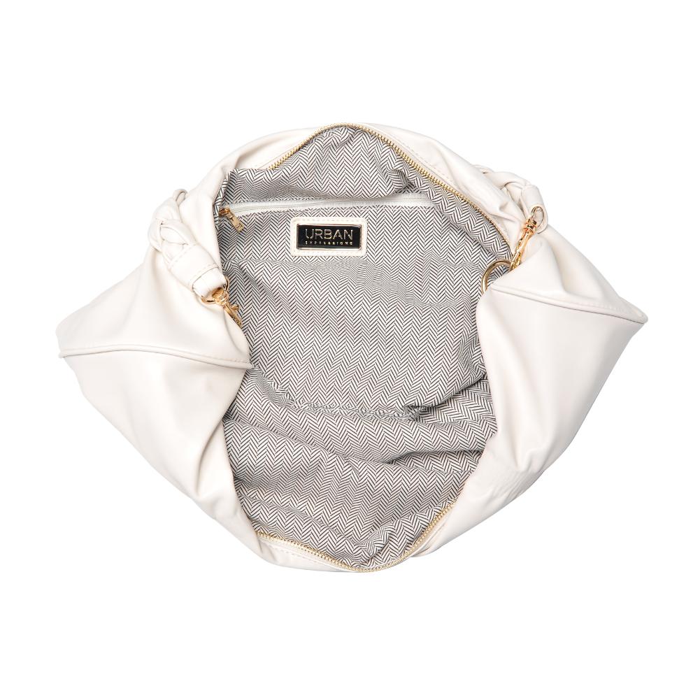 Woman wearing Ivory Urban Expressions Amber Hobo 840611130464 View 9 | Ivory