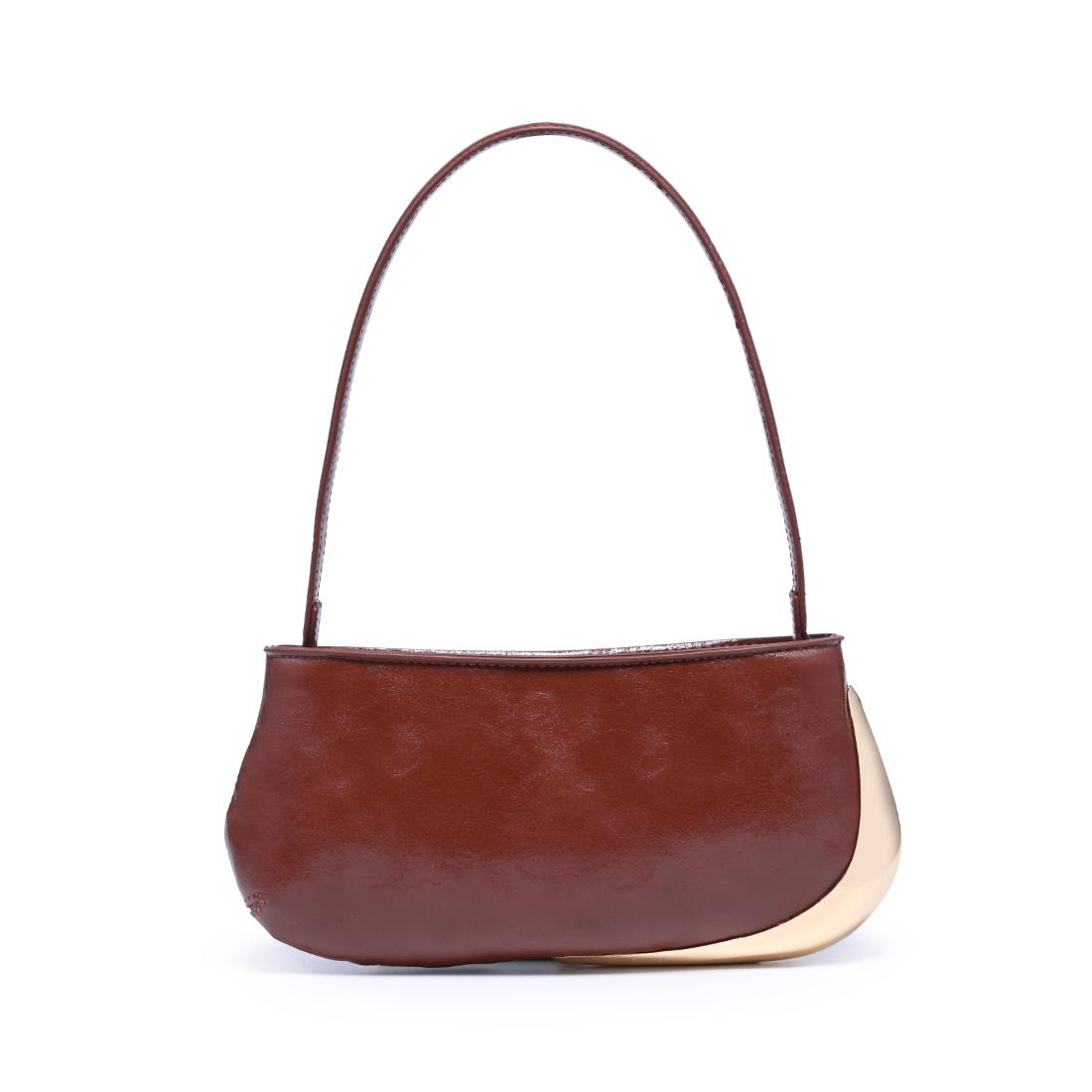 Woman wearing Chocolate Urban Expressions Cooper Shoulder Bag 840504205767 View 7 | Chocolate