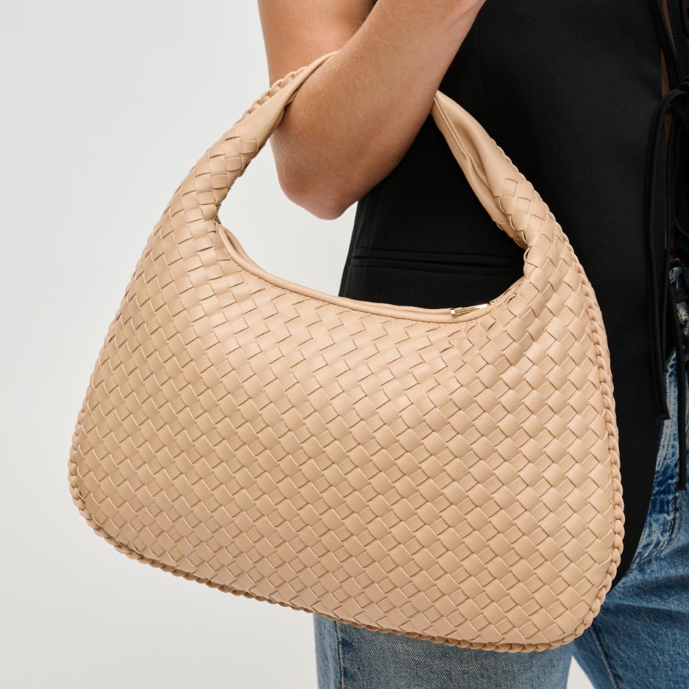 Woman wearing Natural Urban Expressions Adela Hobo 840611134493 View 4 | Natural
