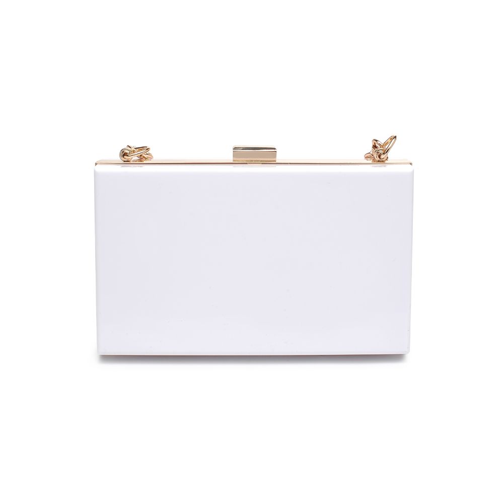 Product Image of Urban Expressions Clarissa Minaudiere 818209015943 View 7 | White