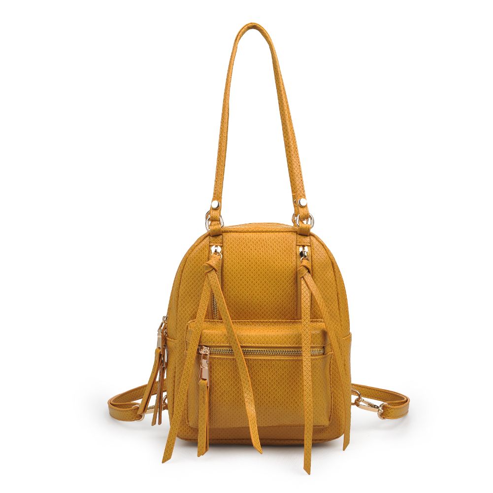 Product Image of Urban Expressions Watson Backpack 840611169259 View 1 | Mustard