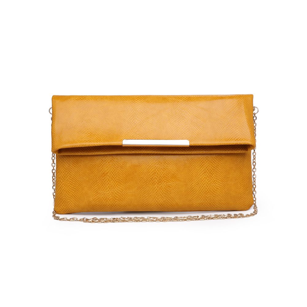 Product Image of Urban Expressions Amber Clutch NA-840611166159 View 1 | Mustard