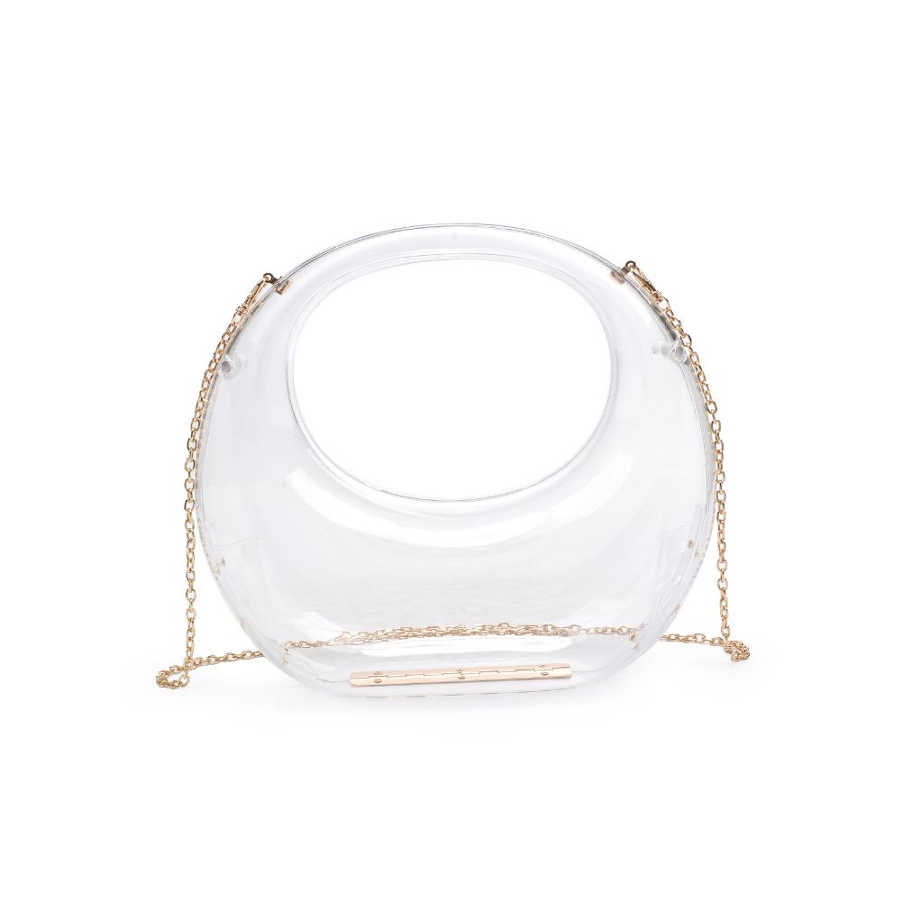 Woman wearing Clear Urban Expressions Bess Evening Bag 840611109941 View 7 | Clear