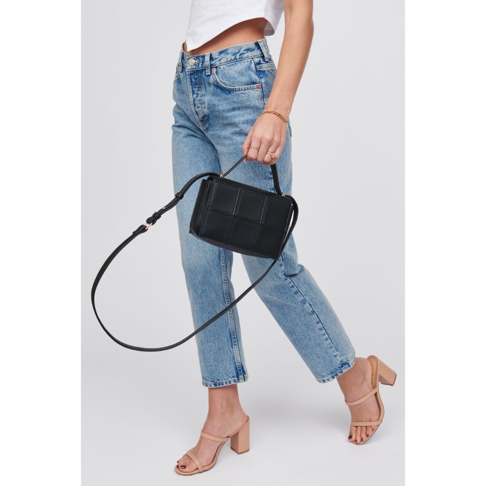 Woman wearing Black Urban Expressions Amanda Crossbody 818209016049 View 4 | Black